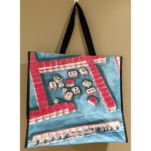 Marshall 💯 Reusable Bag - Chinese Mahjong Design With Big Winning Cards In Hand